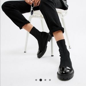 [nwt] Black Sock Boot